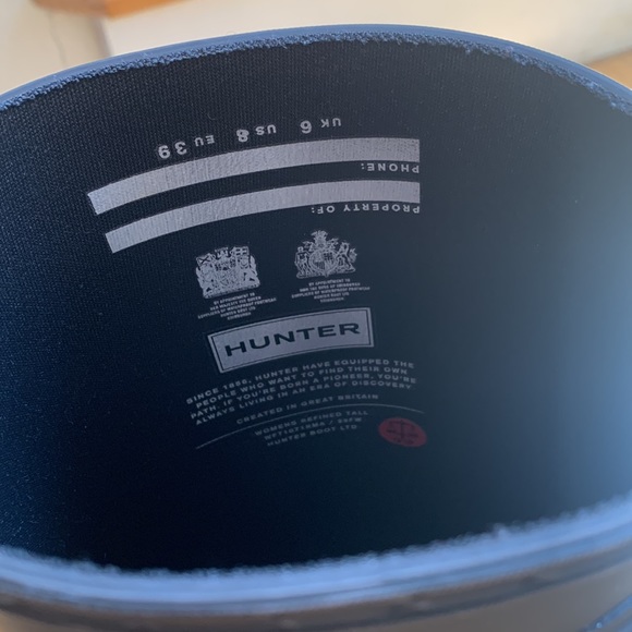 HUNTER Women’s Rain Boots Tall - Picture 6 of 6